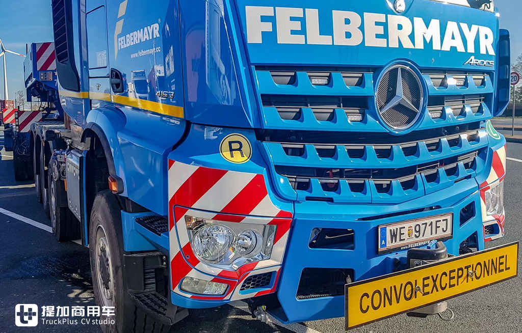 大件运输卡车一般都什么配置?这辆4轴625马力的奔驰Arocs告诉您 - 第31张 - 提加商用车网 大件运输卡车一般都什么配置?这辆4轴625马力的奔驰Arocs告诉您 - 第31张
