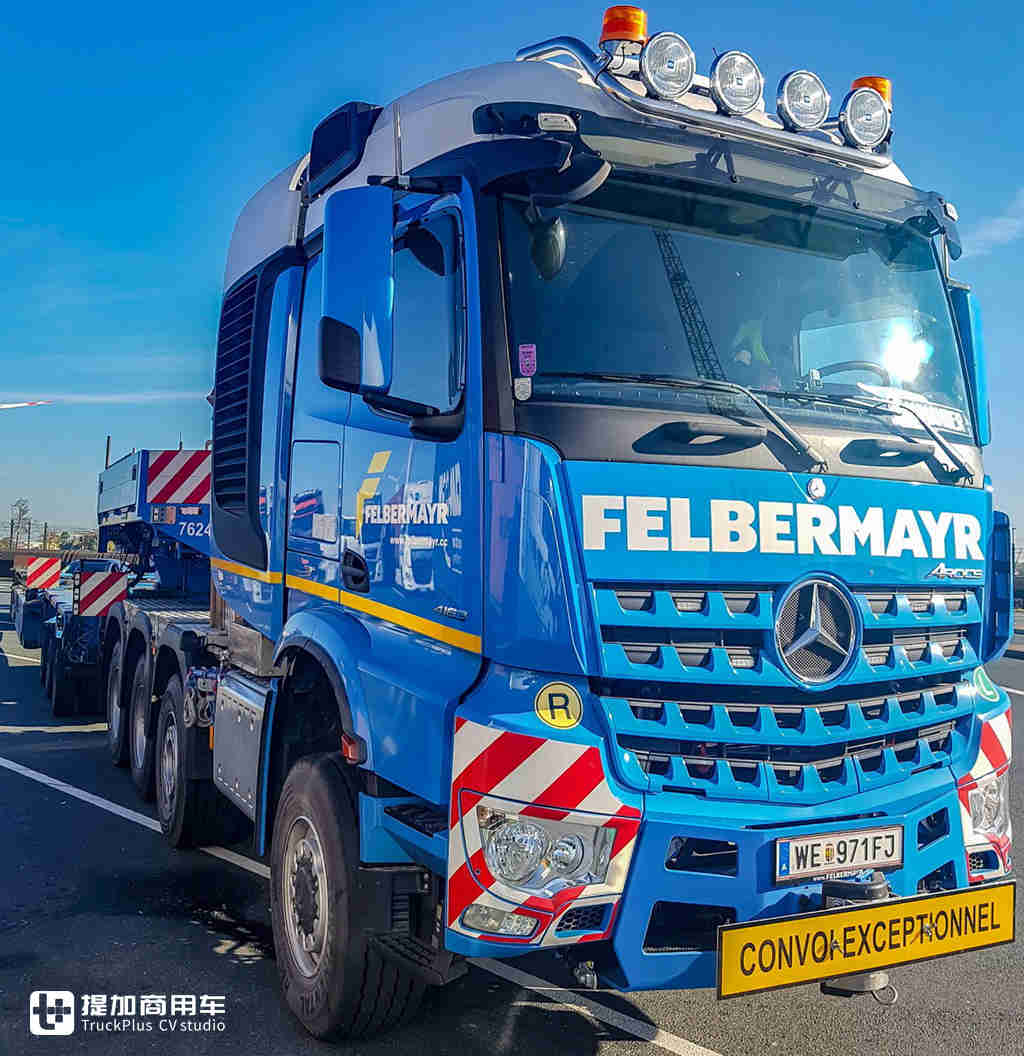 大件运输卡车一般都什么配置?这辆4轴625马力的奔驰Arocs告诉您 - 第30张 - 提加商用车网 大件运输卡车一般都什么配置?这辆4轴625马力的奔驰Arocs告诉您 - 第30张