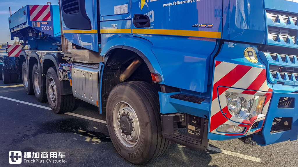 大件运输卡车一般都什么配置?这辆4轴625马力的奔驰Arocs告诉您 - 第26张 - 提加商用车网 大件运输卡车一般都什么配置?这辆4轴625马力的奔驰Arocs告诉您 - 第26张