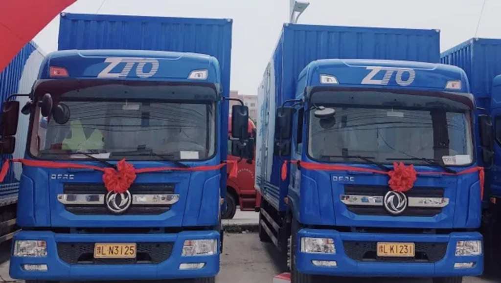 首批10辆东风多利卡D12交付中通快递 - 第7张