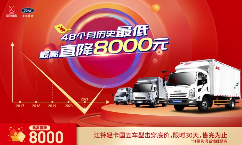 国五切国六,限时30天,江铃轻卡全系钜惠出击! - 第1张 - 提加商用车网 国五切国六,限时30天,江铃轻卡全系钜惠出击! - 第1张
