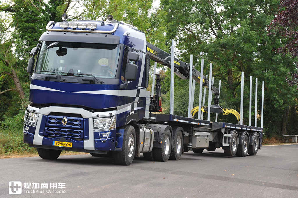 国内几乎见不到的卡车,专为运原木打造,这台雷诺C520配置真独特 - 第1张 - 提加商用车网 国内几乎见不到的卡车,专为运原木打造,这台雷诺C520配置真独特 - 第1张