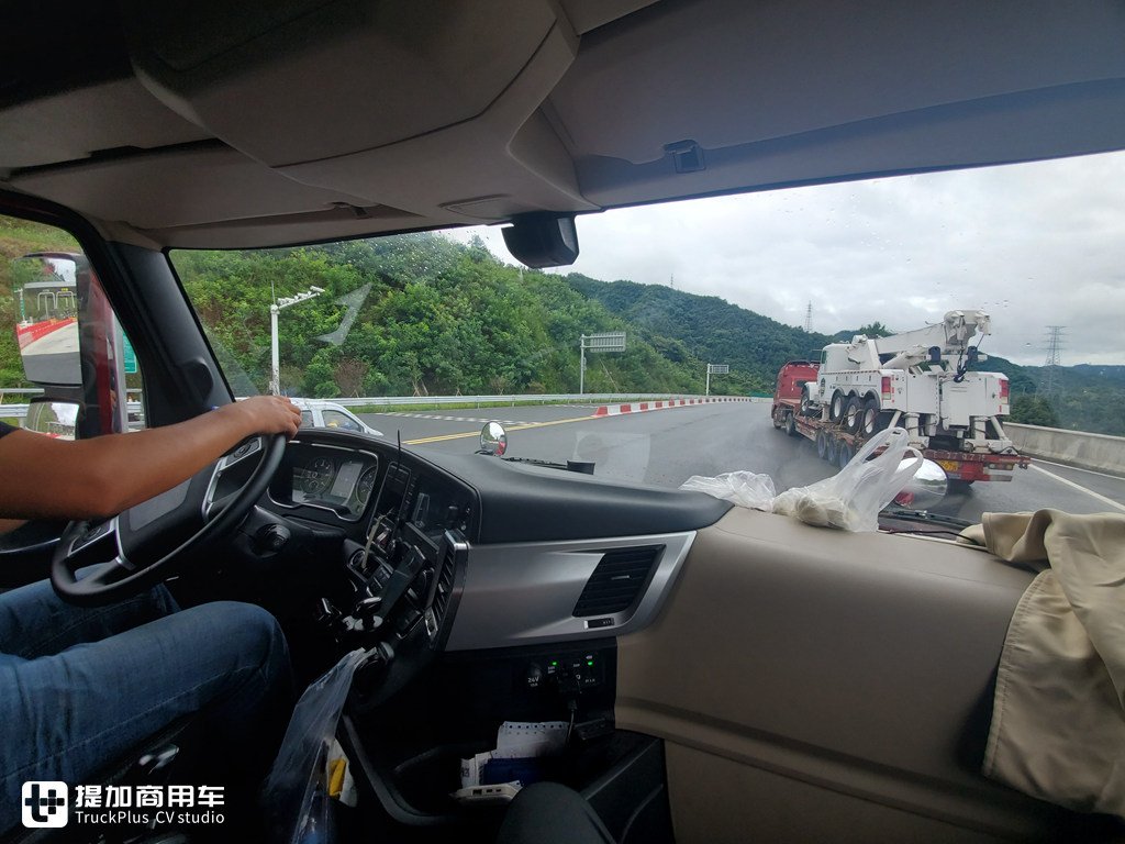 江淮跨越V7牵引车跟车记录,带您看看国产最高端长头卡车的实际运营表现 - 第9张 - 提加商用车网 江淮跨越V7牵引车跟车记录,带您看看国产最高端长头卡车的实际运营表现 - 第9张
