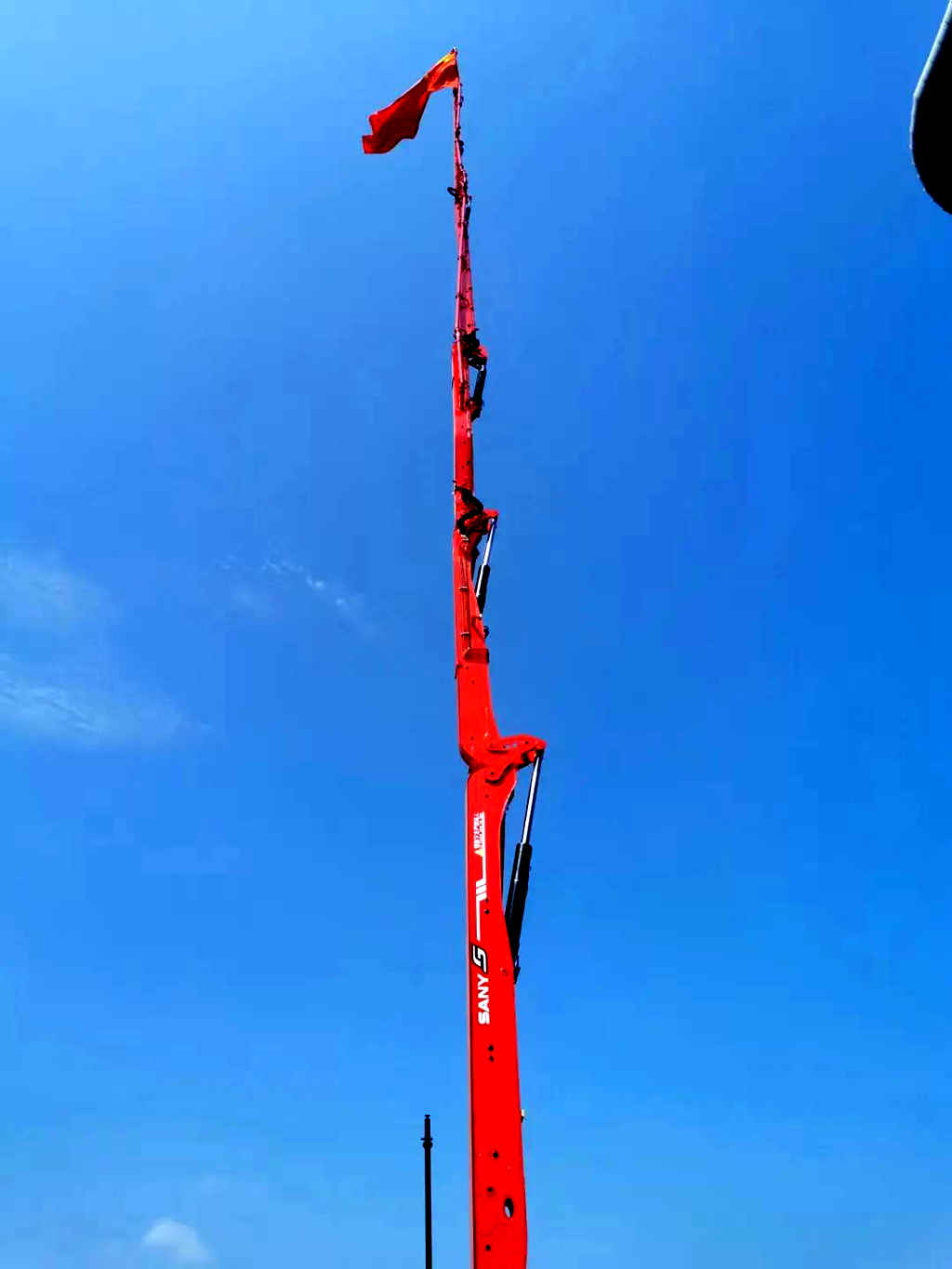 三一红65米泵送车亮相首届北斗规模应用国际峰会 - 第3张 - 提加商用车网 三一红65米泵送车亮相首届北斗规模应用国际峰会 - 第3张