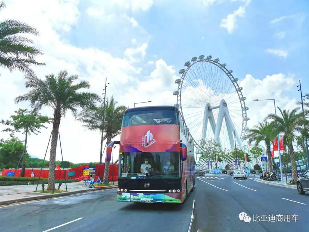 前海大扩容,打卡星地标 比亚迪纯电动双层观光巴士开向“新未来” - 第6张 - 提加商用车网 前海大扩容,打卡星地标 比亚迪纯电动双层观光巴士开向“新未来” - 第6张