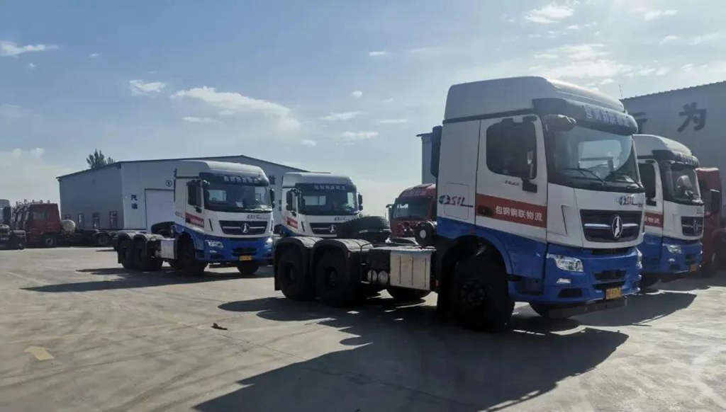 北奔重卡首批国六牵引车交付包钢钢联 - 第2张