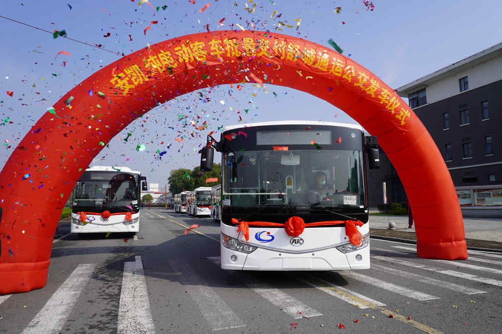 25辆安凯G9纯电动客车交付舒城，助力城乡交通一体化 - 第1张