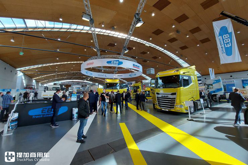 欧卡车型争娇斗艳，东风电动小卡也抢眼，再带你看看NUFAM2021室内展车 - 第1张