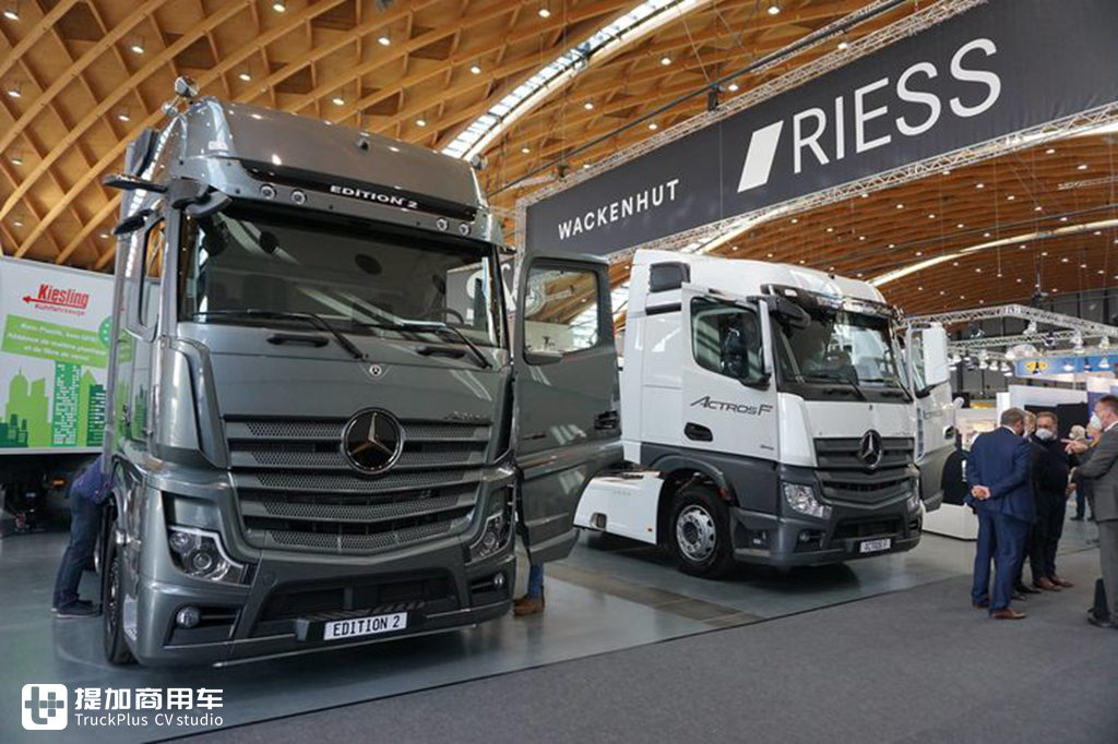 欧卡车型争娇斗艳，东风电动小卡也抢眼，再带你看看NUFAM2021室内展车 - 第18张