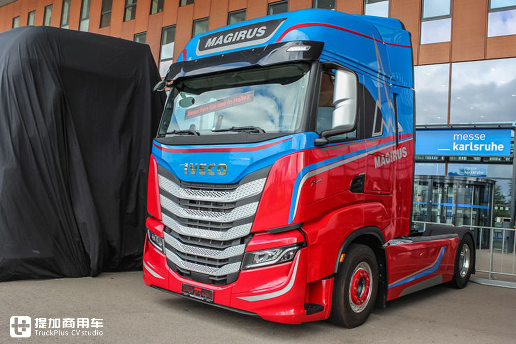 欧卡车型争娇斗艳，东风电动小卡也抢眼，再带你看看NUFAM2021室内展车 - 第31张