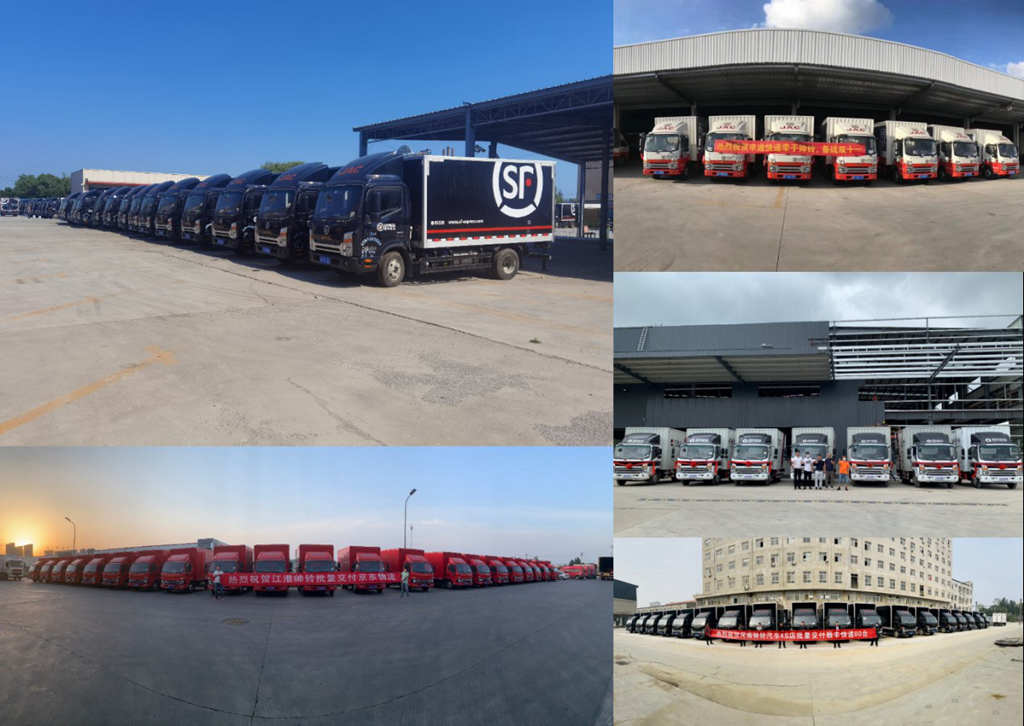 助力“双十一”!江淮帅铃200台快递车全部交付 - 第1张 - 提加商用车网 助力“双十一”!江淮帅铃200台快递车全部交付 - 第1张