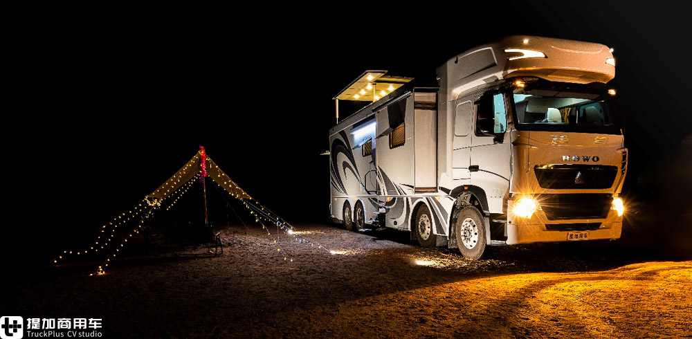 豪沃T7H底盘打造的A型房车实拍,售价600万上下,啥配置卖这么贵? - 第3张 - 提加商用车网 豪沃T7H底盘打造的A型房车实拍,售价600万上下,啥配置卖这么贵? - 第3张