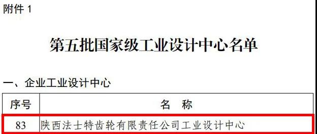 法士特入选国家级工业设计中心 - 第3张 - 提加商用车网 法士特入选国家级工业设计中心 - 第3张
