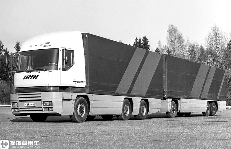 卡车工业的沧海遗珠，上世纪80年代末苏联研发的这款卡车，太超越时代了