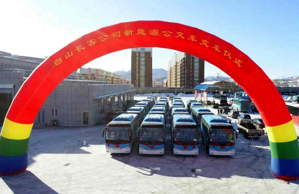 无惧-30℃极寒运营,55辆安凯纯电动客车驶入吉林白山 - 第1张 - 提加商用车网 无惧-30℃极寒运营,55辆安凯纯电动客车驶入吉林白山 - 第1张