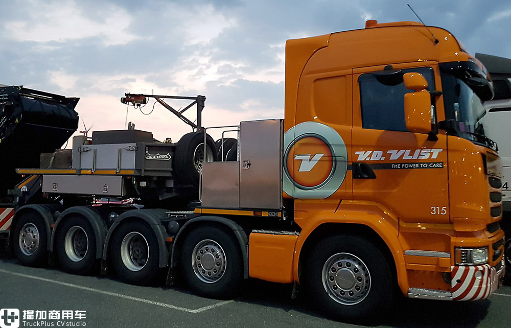车头和挂车都十分独特 带你看V.D.VLIST公司的斯堪尼亚R490五轴大件车 - 第6张 - 提加商用车网 车头和挂车都十分独特 带你看V.D.VLIST公司的斯堪尼亚R490五轴大件车 - 第6张