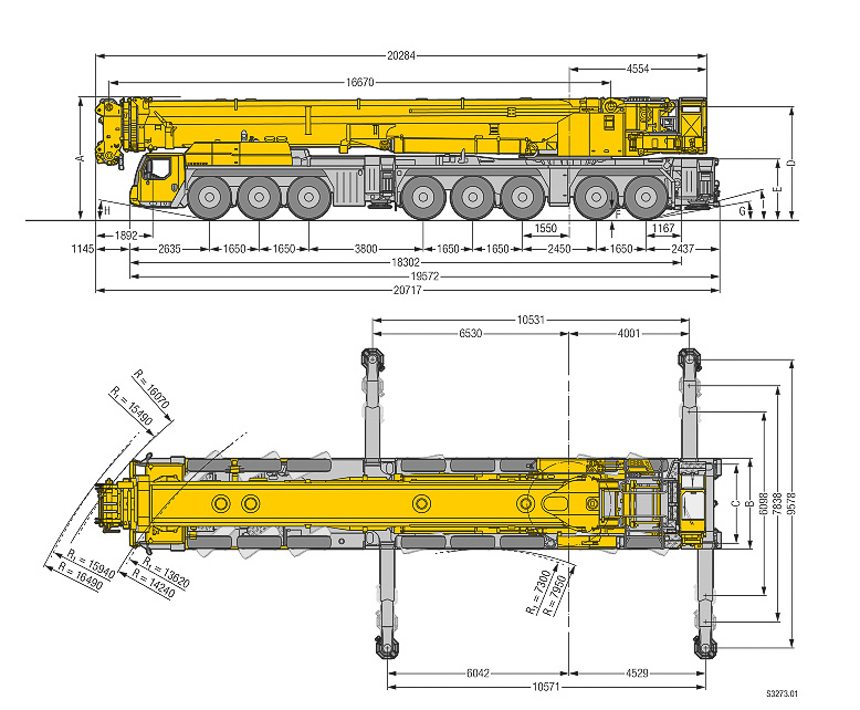 利勃海尔全新八轴机皇,LTM1650-8.1全地面起重机,您知道它有多强吗? - 第7张 - 提加商用车网 利勃海尔全新八轴机皇,LTM1650-8.1全地面起重机,您知道它有多强吗? - 第7张