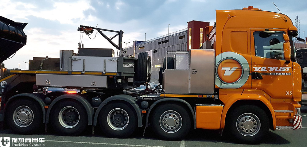车头和挂车都十分独特 带你看V.D.VLIST公司的斯堪尼亚R490五轴大件车 - 第7张 - 提加商用车网 车头和挂车都十分独特 带你看V.D.VLIST公司的斯堪尼亚R490五轴大件车 - 第7张
