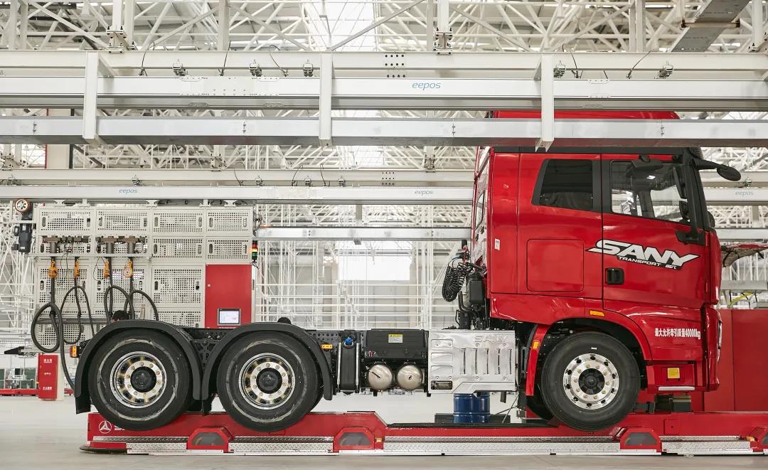 整车批量下线 ,三一智联重卡产业园正式投产 - 第2张 - 提加商用车网 整车批量下线 ,三一智联重卡产业园正式投产 - 第2张