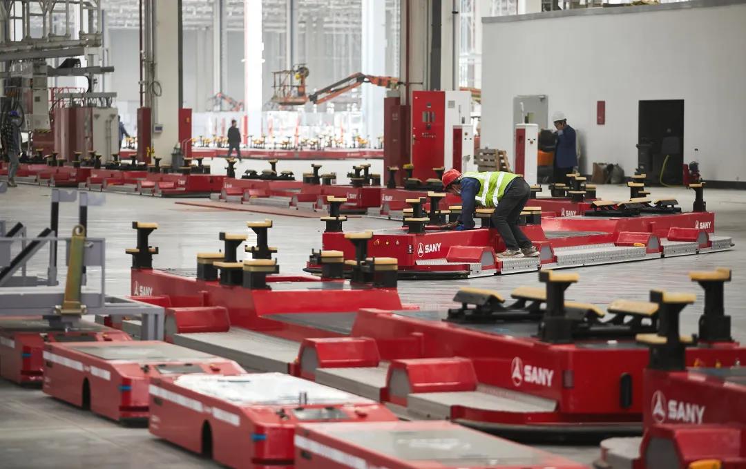 整车批量下线 ,三一智联重卡产业园正式投产 - 第3张 - 提加商用车网 整车批量下线 ,三一智联重卡产业园正式投产 - 第3张