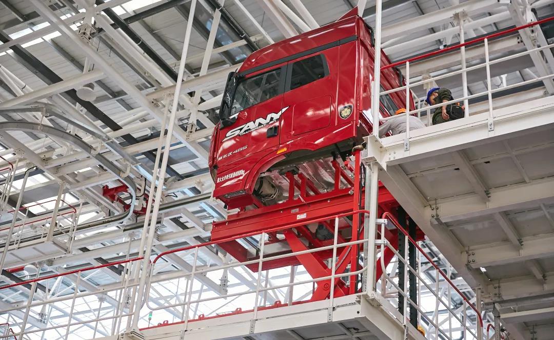 整车批量下线 ,三一智联重卡产业园正式投产 - 第4张 - 提加商用车网 整车批量下线 ,三一智联重卡产业园正式投产 - 第4张