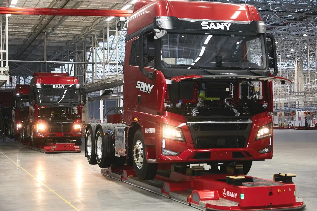 整车批量下线 ,三一智联重卡产业园正式投产 - 第5张 - 提加商用车网 整车批量下线 ,三一智联重卡产业园正式投产 - 第5张