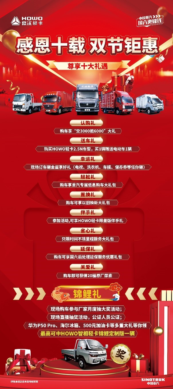 豪中壕!福虎迎新春 看HOWO轻卡如何实力宠粉 - 第1张 - 提加商用车网 豪中壕!福虎迎新春 看HOWO轻卡如何实力宠粉 - 第1张