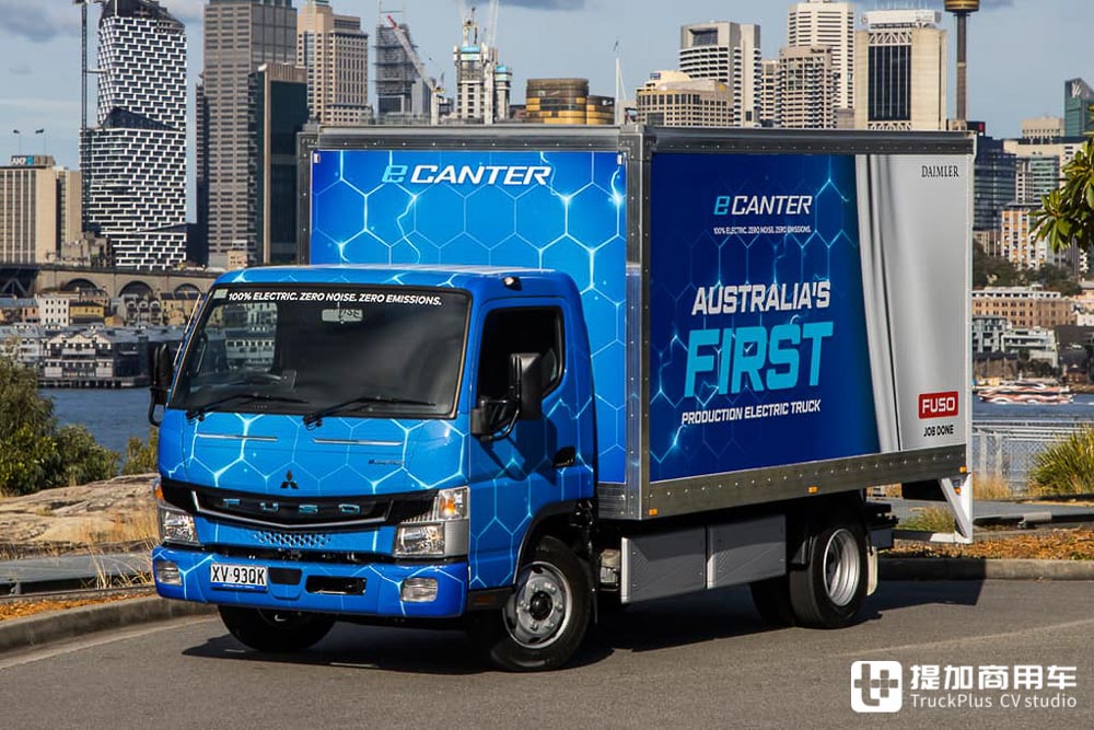在澳洲已完成测试,即将被戴姆勒推向全球市场,三菱扶桑eCanter电动卡车实拍 - 第3张 - 提加商用车网 在澳洲已完成测试,即将被戴姆勒推向全球市场,三菱扶桑eCanter电动卡车实拍 - 第3张