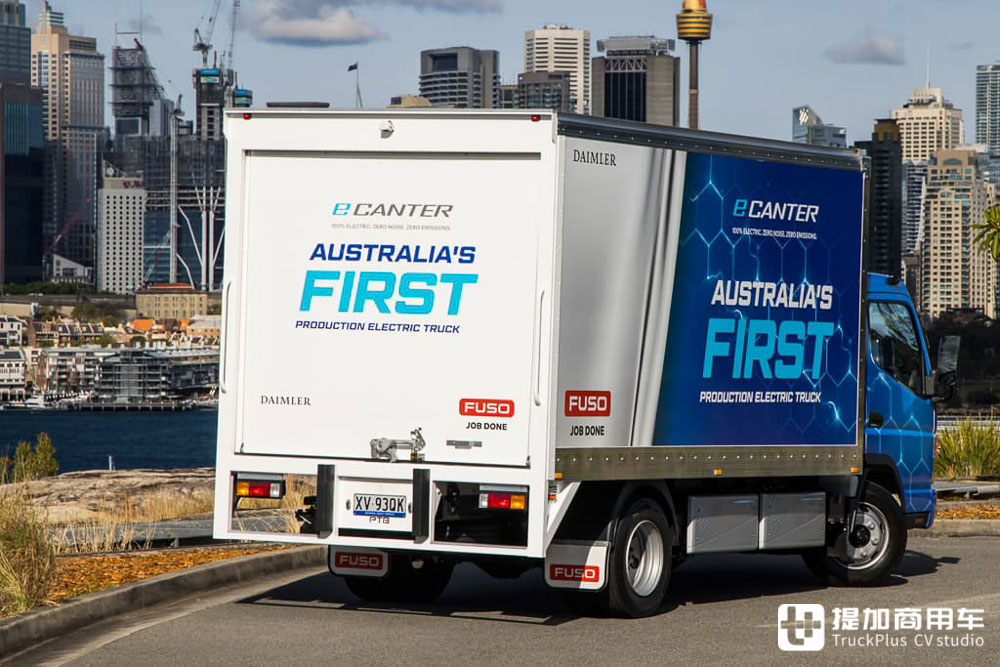 在澳洲已完成测试,即将被戴姆勒推向全球市场,三菱扶桑eCanter电动卡车实拍 - 第4张 - 提加商用车网 在澳洲已完成测试,即将被戴姆勒推向全球市场,三菱扶桑eCanter电动卡车实拍 - 第4张