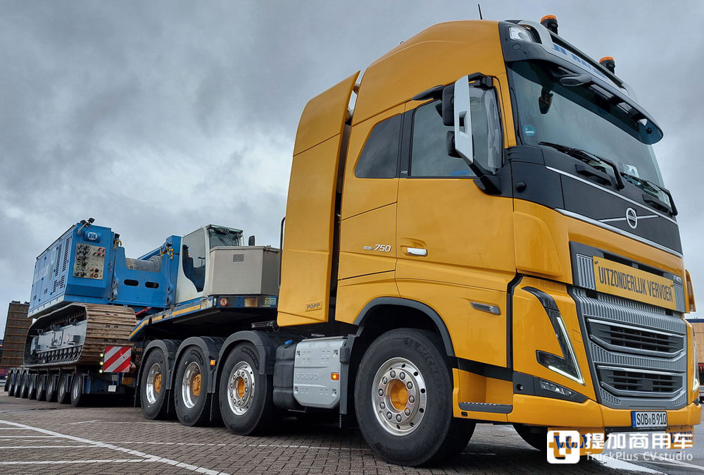 开始批量交付,实拍带您见识全新一代沃尔沃FH16 750大件车的实力