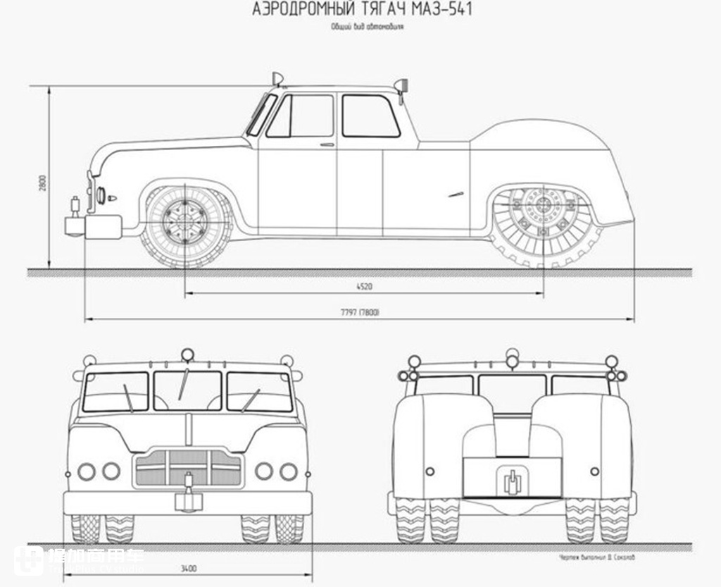 有着“轿车”的外观，却干着拉飞机的重活，带您见识卡车界的金刚芭比MAZ-541 - 第2张