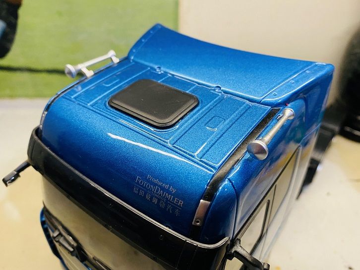 售价不高，做工还不错的卡车模型之一：福田欧曼EST LNG牵引车模型实拍 - 第6张