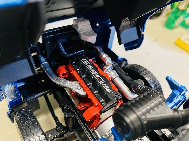 售价不高，做工还不错的卡车模型之一：福田欧曼EST LNG牵引车模型实拍 - 第29张