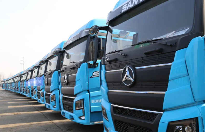 女神节“双交付”| 三一电动重卡唐山&鄂州两地共交付80台!