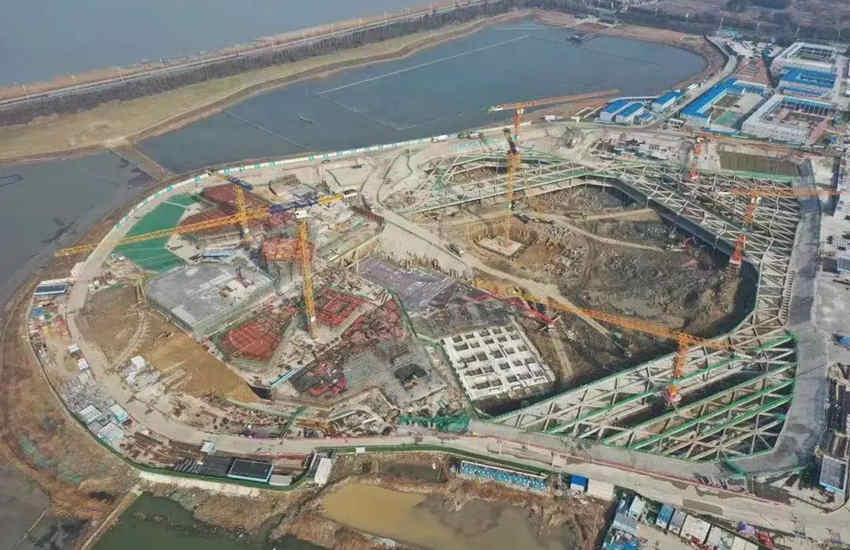 318米!三一助力浙北第一高楼建设!