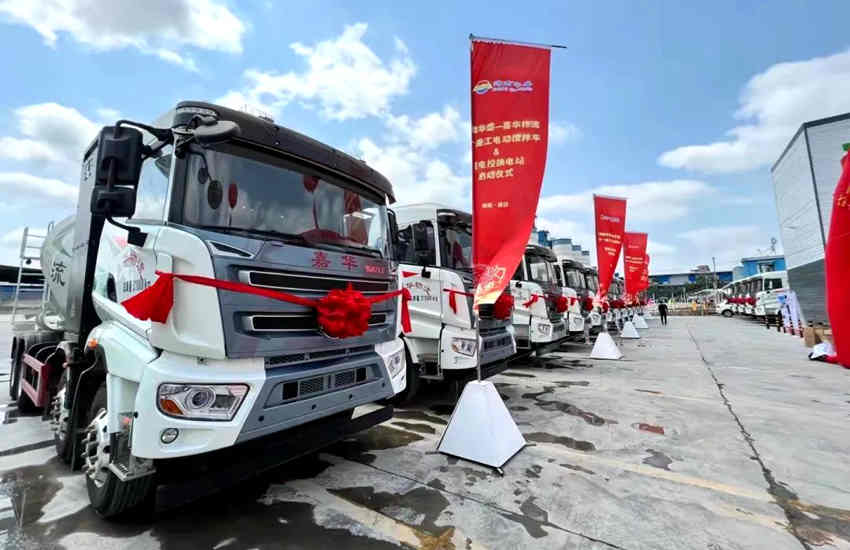 三一重工30台纯电动搅拌车交车!国电投换电站交付! - 第1张 - 提加商用车网 三一重工30台纯电动搅拌车交车!国电投换电站交付! - 第1张