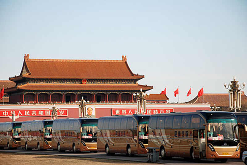 连续25年护航,72辆金旅领航者强助阵2022全国两会 - 第3张 - 提加商用车网 连续25年护航,72辆金旅领航者强助阵2022全国两会 - 第3张