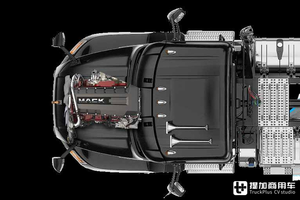 最豪华的美式生活舱之一，也是美国市场上最热销的8级重卡，马克Anthem卡车实拍 - 第13张