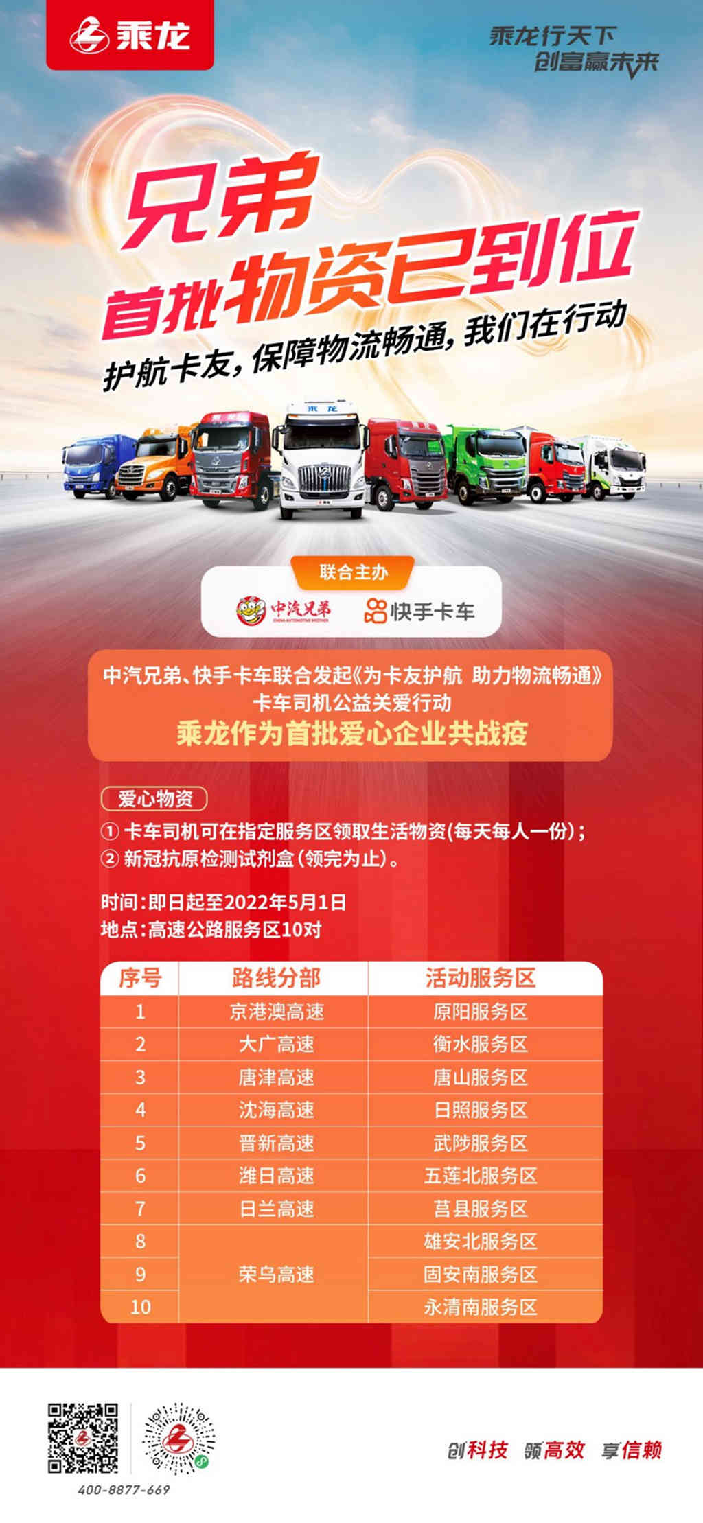 乘龙爱心行动   助力运输畅通 - 第3张