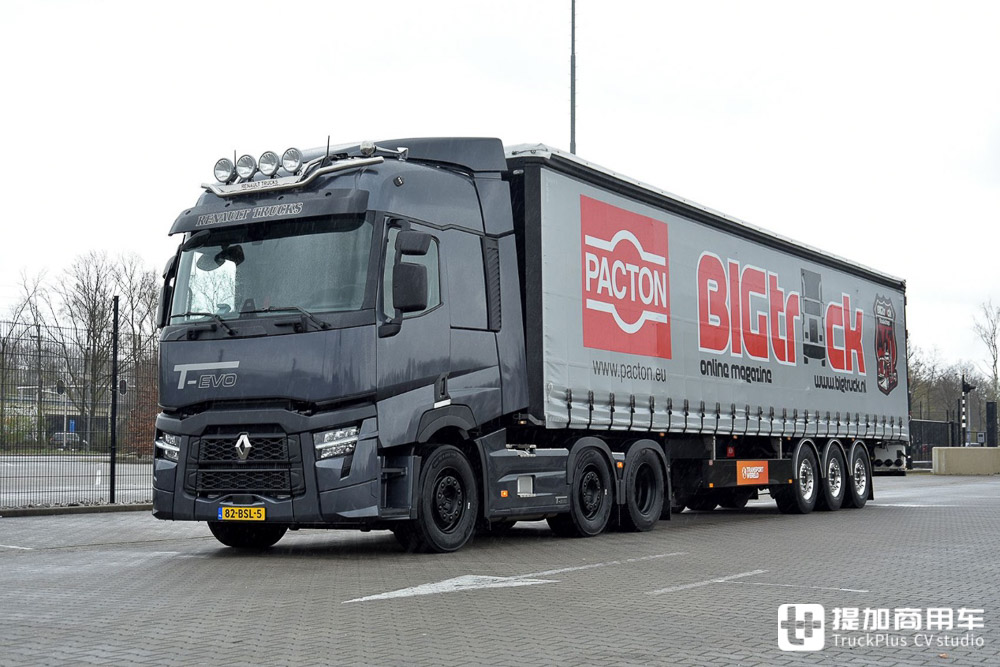 雷诺新T系卡车实拍,和老大哥T-High有啥区别?