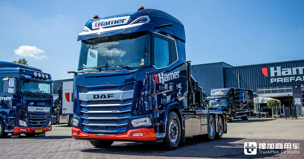 就没见过这么帅气的随车吊，还是牵引车底盘，这辆达夫XG+真会整活！