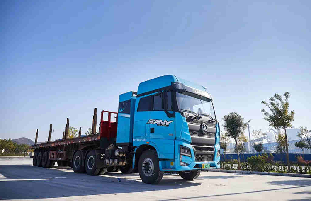 4月,三一新能源牵引车销量全国第一