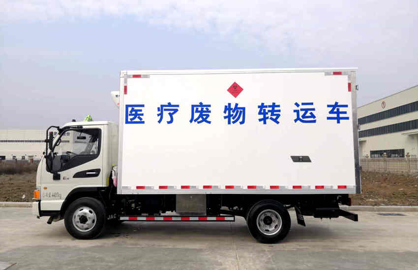 江淮轻卡抗疫1号车 全民核酸11台江淮轻卡转运医疗废弃物