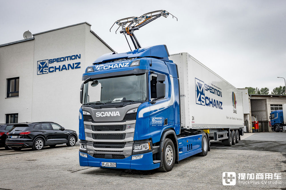 带受电弓的卡车你见过吗？斯堪尼亚R450 Hybrid实拍 - 第20张