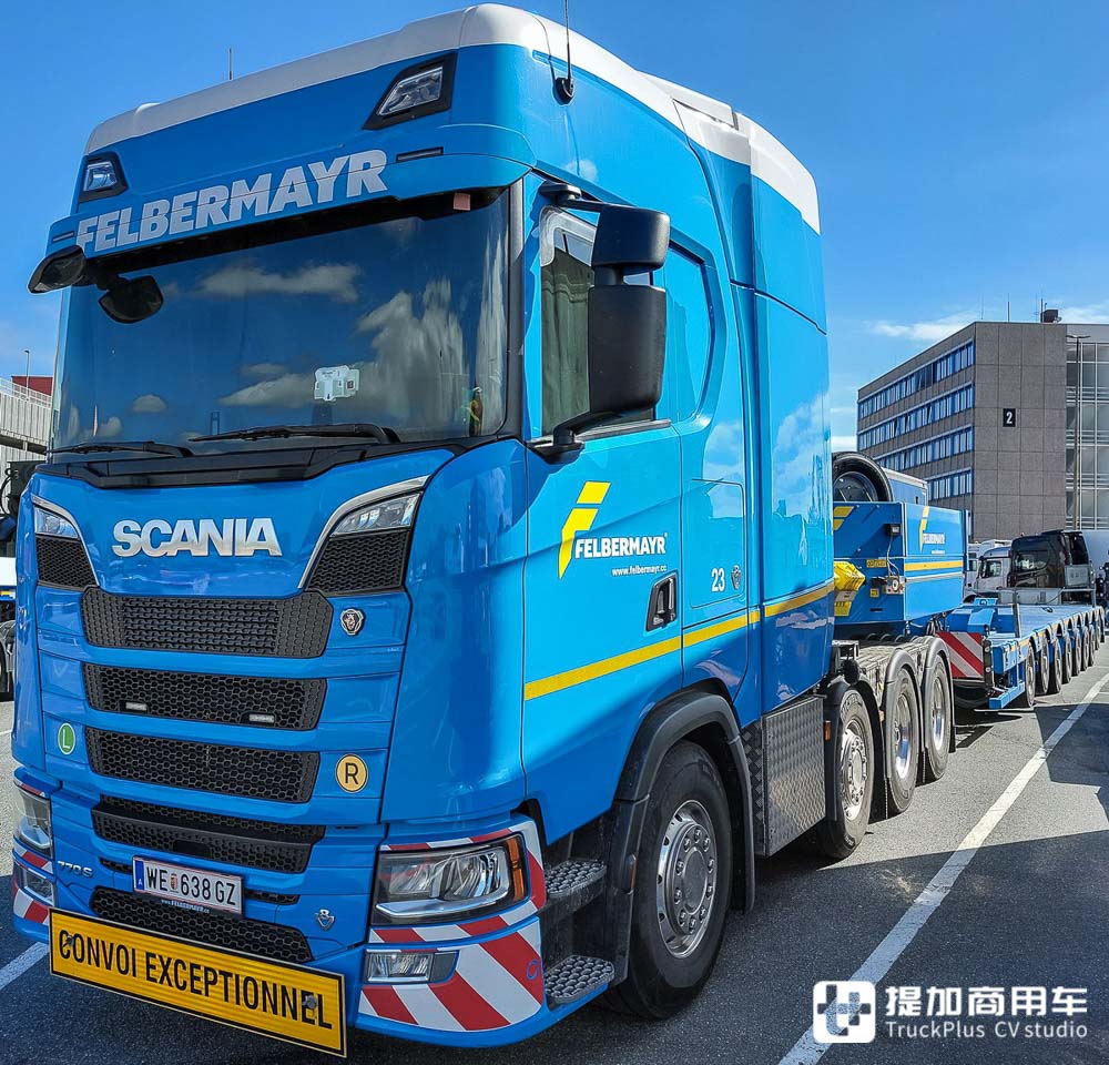 770匹马力最大牵引175吨!全球首台斯堪尼亚770 S大件车长啥样? - 第3张 - 提加商用车网 770匹马力最大牵引175吨!全球首台斯堪尼亚770 S大件车长啥样? - 第3张