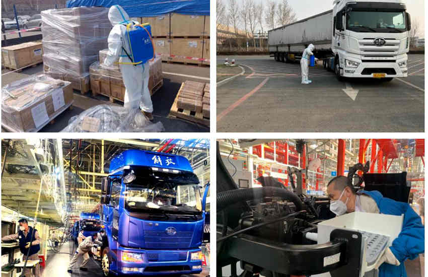 一汽解放长春基地全面有序推进复产 - 第5张 - 提加商用车网 一汽解放长春基地全面有序推进复产 - 第5张