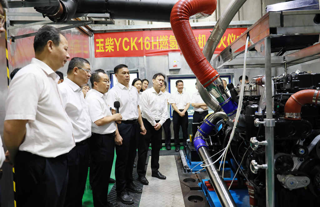 中国最大排量最大马力燃氢发动机玉柴YCK16H成功点火 - 第1张 - 提加商用车网 中国最大排量最大马力燃氢发动机玉柴YCK16H成功点火 - 第1张