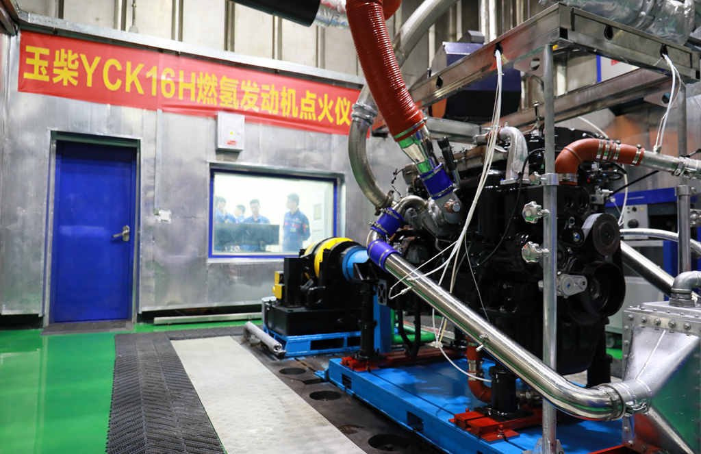 中国最大排量最大马力燃氢发动机玉柴YCK16H成功点火 - 第3张 - 提加商用车网 中国最大排量最大马力燃氢发动机玉柴YCK16H成功点火 - 第3张