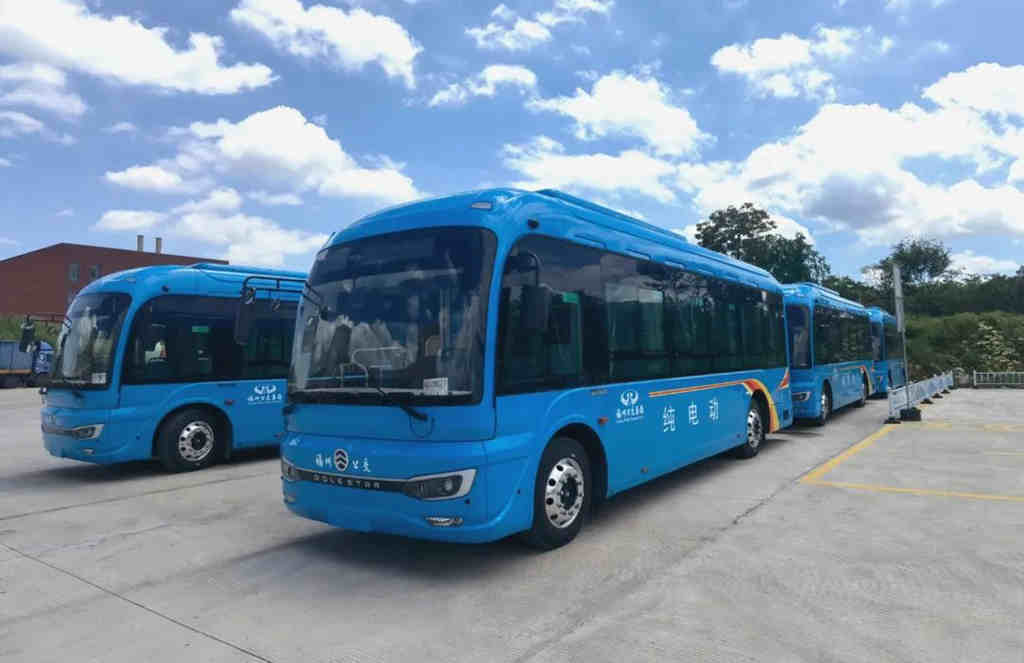 又见“福州蓝”,153台金旅北极星公交车上岗福州