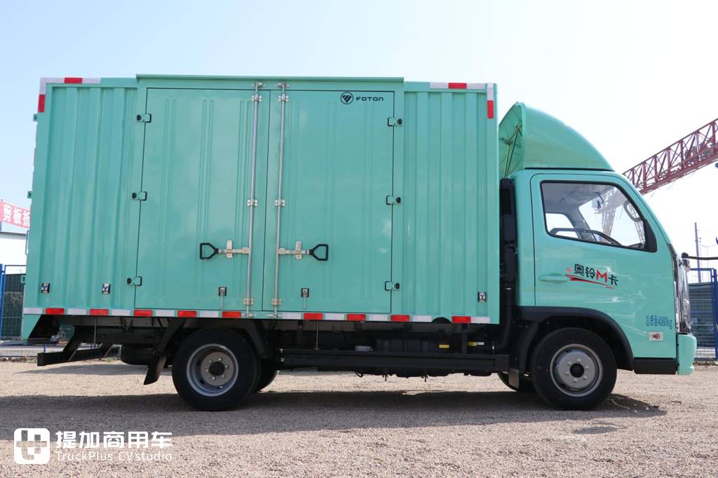 蒂芙尼蓝配色最抢眼,柴油动力更靠谱,原厂箱版奥铃M卡实拍 - 第15张 - 提加商用车网 蒂芙尼蓝配色最抢眼,柴油动力更靠谱,原厂箱版奥铃M卡实拍 - 第15张